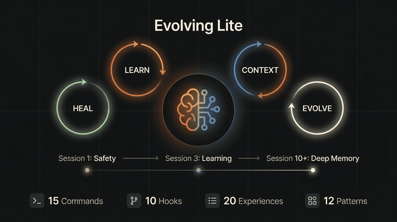 Evolving Lite - 4 Feedback Loops: Learn, Context, Delegate, Heal
