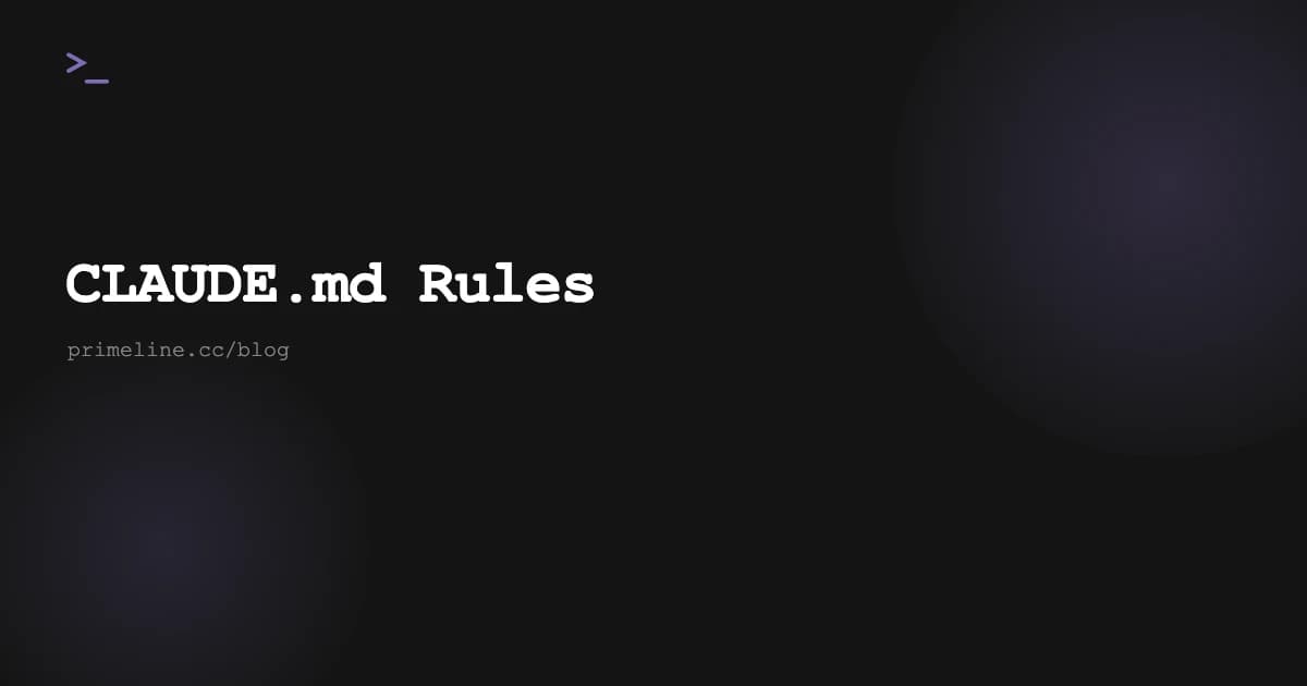 CLAUDE.md Rules: Split Instructions Across Files